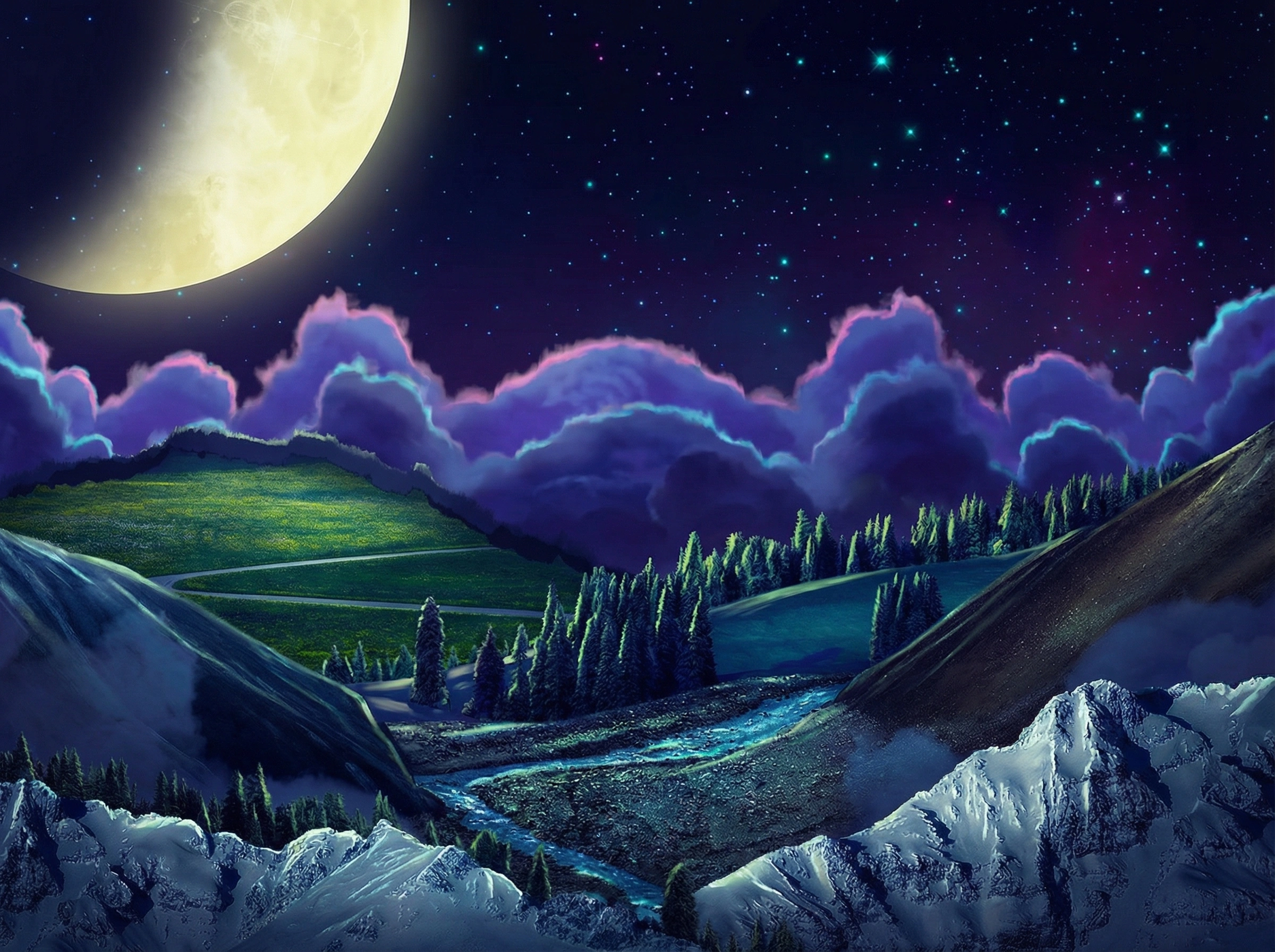 Dark mode background